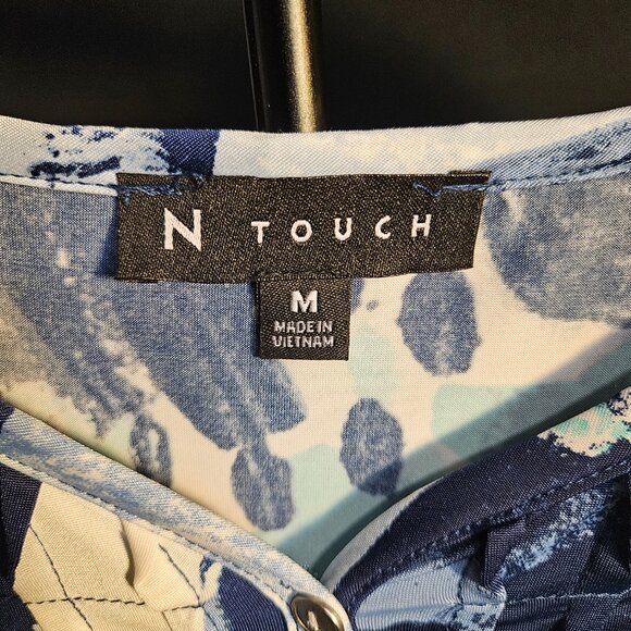 N Touch Women's Medium Multicolored Patterned Shirt - Picture 3 of 4